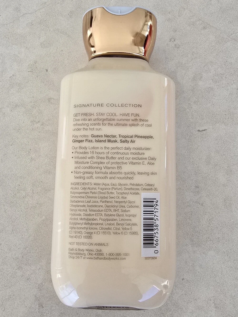 Bath & Body Works Guava Pineapple Splash Shea and Vitamin E Body Lotion